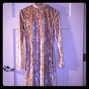 Velvet Long Sleeve Dress